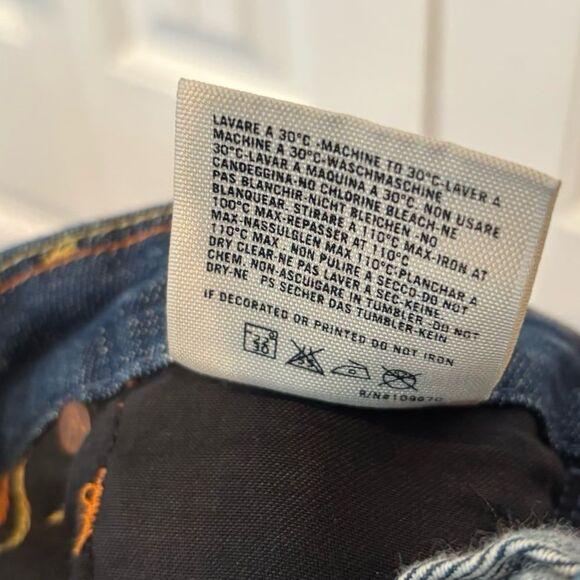 Citizens Of Humanity Low Waist Full Leg Jeans Size 26 - Picture 12 of 12